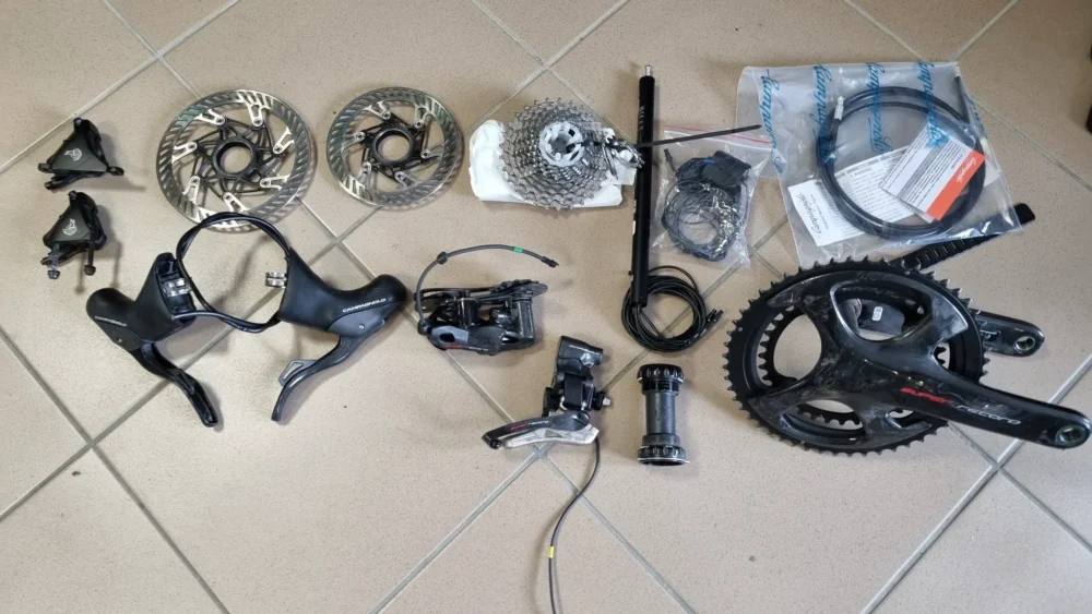 Campagnolo Super Record Eps Disc 12 sebességes tárcsafékes elektromos szett