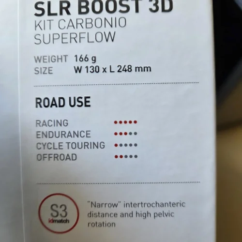 Selle Italia SLR Boost 3D Kit Carbonio Superflow White országúti kerékpár nyereg